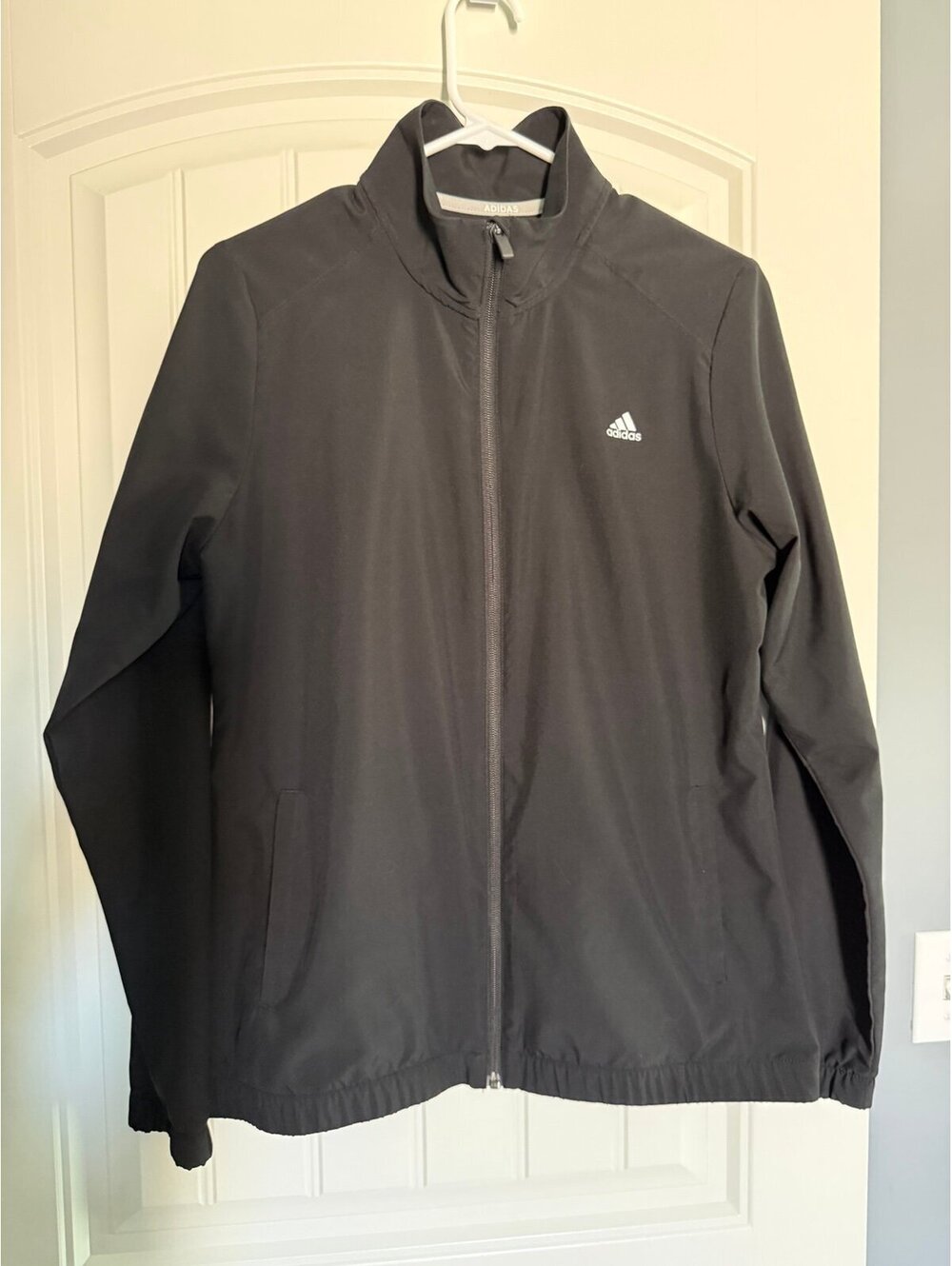Adidas Golf Lightweight Black Wind Jacket size Medium